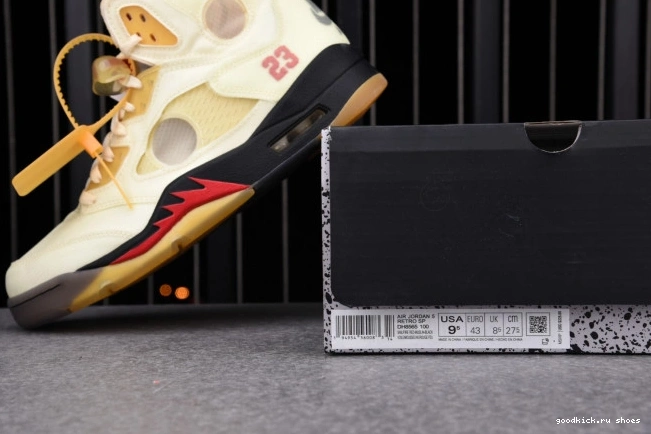 DH8565-100 Jordan 5 Retro Sail OFF-WHITE 0801